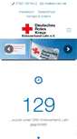 Mobile Screenshot of drk-lahr.de